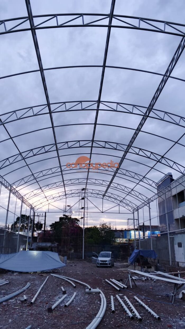 kanopi membrane lapang padael